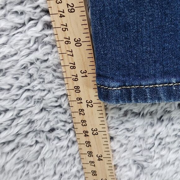 Miss Me Embellished Boot Cut Denim Jeans Women's 28. Leather Tag/ Pockets. Blue. - Picture 15 of 16